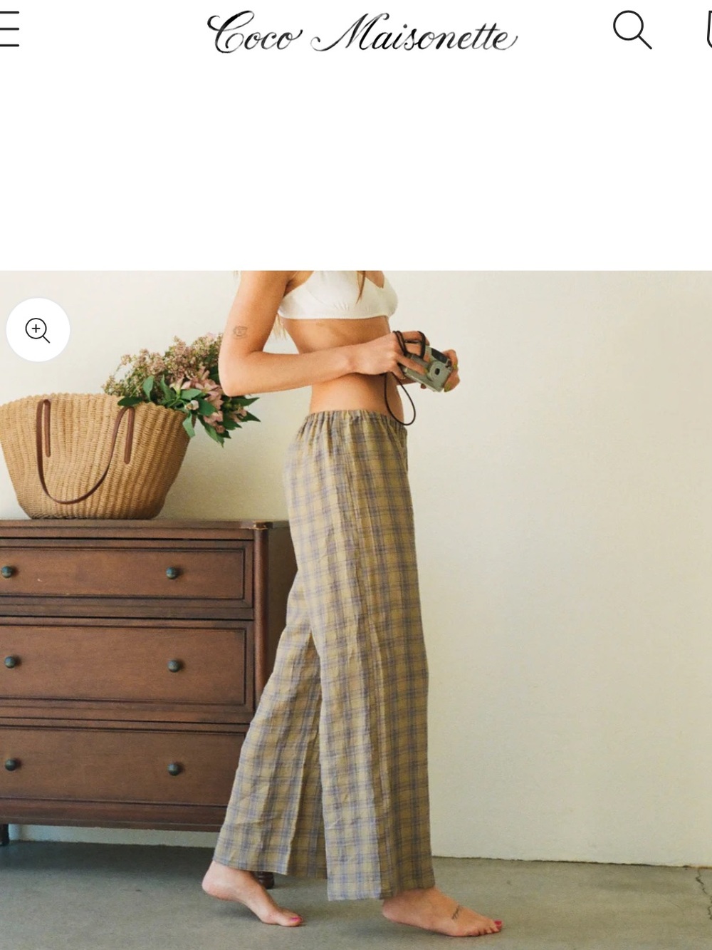 Coco Maisonette | Romy Linen Pant in L/XL